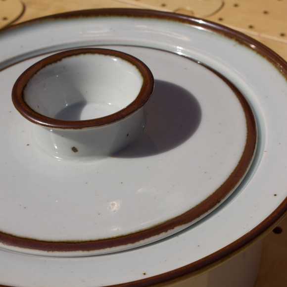 Dansk Design Denmark Midcentury Brown Mist 1.75QT Casserole W/ Lid - Picture 8 of 16